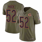 Nike Bears 52 Khalil Mack Olive Salute To Service Limited Jersey Dzhi,baseball caps,new era cap wholesale,wholesale hats
